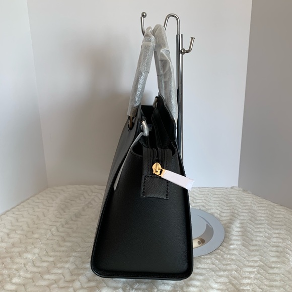 NWT Michael Kors Selma LG TZ Satchel - Blk - Picture 2 of 8